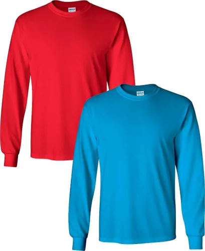 Vista 153 de Gildan - Camiseta de manga larga de algodón ultra estilo G2400 para adultos, paquete múltiple