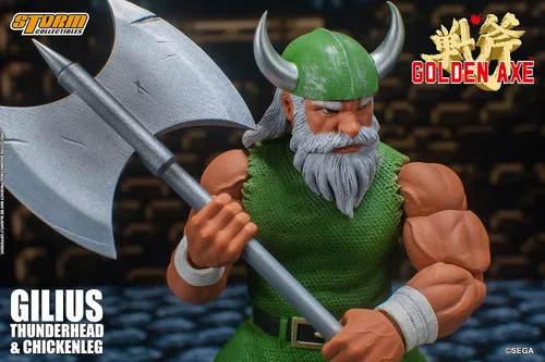 Vista 4 de Storm Collectibles Storm COLL Hacha dorada GILIUS Thunderhead & Chicken L 1/12 AF