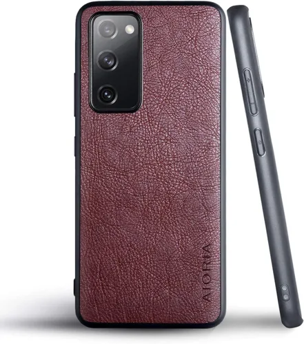 Vista 53 de AIORIA Para Samsung Galaxy Note 20 Case, 6.7 pulgadas Premium PU Leather Cover Retro Business Design Funda protectora completa para Samsung Note 20