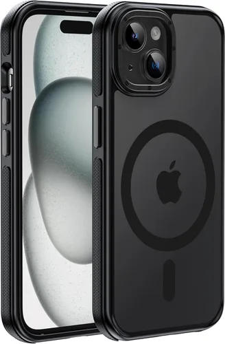 Vista 25 de Funda magnética fuerte para iPhone 12 Pro Max [Protección de grado militar de 10 pies] Compatible con MagSafe, funda protectora a prueba de golpes