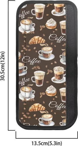 Vista 7 de Juego de 4 fundas protectoras de repuesto para manija de puerta de refrigerador con temática de té de la tarde para microondas, horno, refrigerador