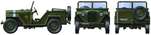Vista 2 de Coche de campo ruso GAZ67B 1/48 Tamiya
