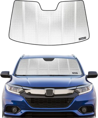 Vista 7 de Pigenius Parasol para parabrisas Honda HR-V 2016-2022, acabado plateado metálico