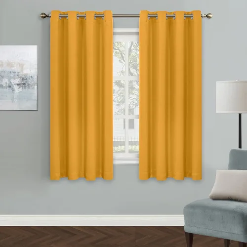 Vista 42 de MYSKY HOME Cortinas Aqua para Armario para Entrada Cortina Opaca para Puerta para Sala de Estar Cortina Oscurecedora de Habitación con Ojales
