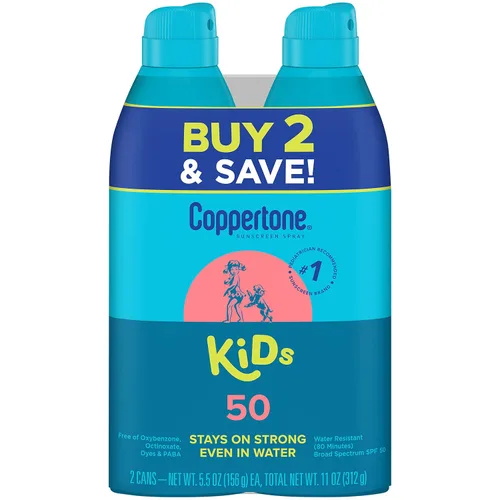 Vista 17 de Coppertone Spray protector solar para niños SPF 50 5.5 Oz