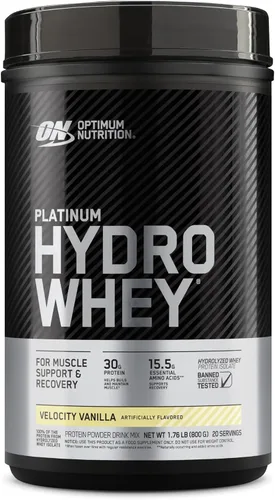 Vista 10 de Optimum Nutrition Platinum Hydrowhey Proteína en polvo, Turbo Chocolate, 2