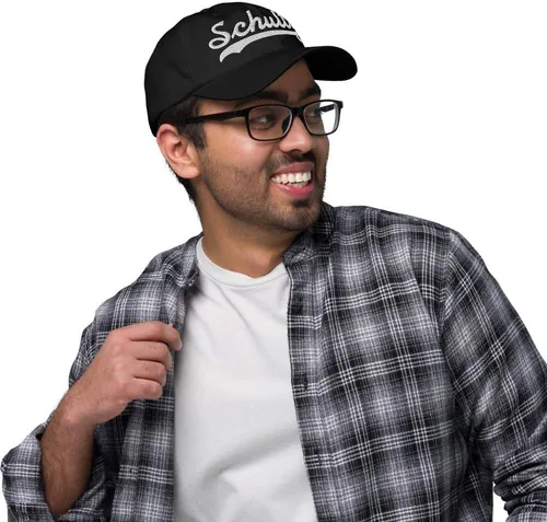 Vista 3 de Schultz Hat Schultz - Gorra de béisbol personalizada con apellido, gorra de apellido de familia, regalo unisex ajustable Black