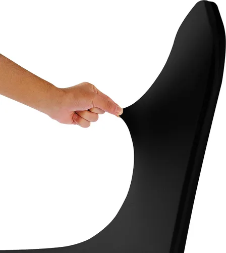Vista 6 de Funda de elastano para silla, 12 unidades, fundas para silla, fundas para sillas de sala de estar, funda extraíble lavable y elástica para silla