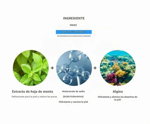 Vista 3 de Máscara de modelado en polvo Cool Ice para calmar y controlar los poros, 8.47 oz