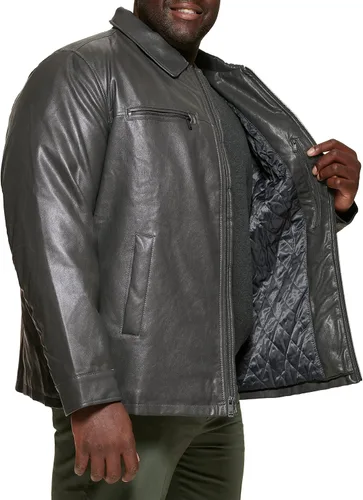 Vista 5 de Dockers Men's James Faux Leather Jacket