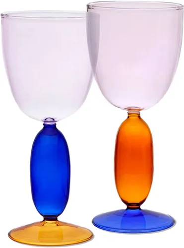 Vista 9 de Flylin Copas de vino creativas, copa de vino tinto de 13.5 onzas, copa de vino colorida, copa de vino de cóctel, copa de jugo para fiesta, cena