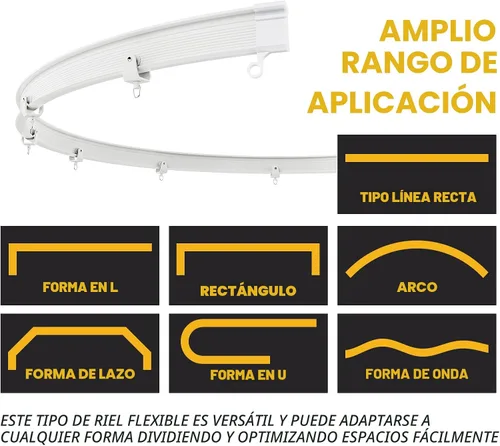 Vista 8 de Cortinas 100% opacas para puertas corredizas de cristal, cortinas extra anchas para puerta corrediza de patio, incluyen riel de cortina de techo