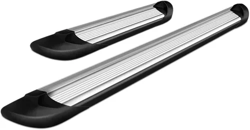 Vista 2 de Black Horse TRANSPORTER - Estribos plateados compatibles con Dodge Sprinter 2500/3500 07-16 Sprinter 2500/3500 19-23 Benz Sprinter 1500/4500 10-23