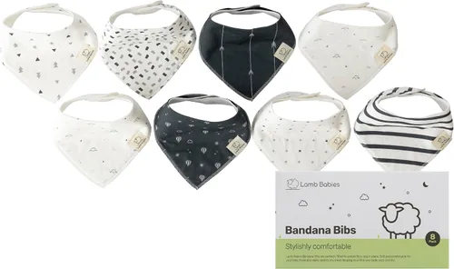 Vista 9 de Baberos de algodón bandana