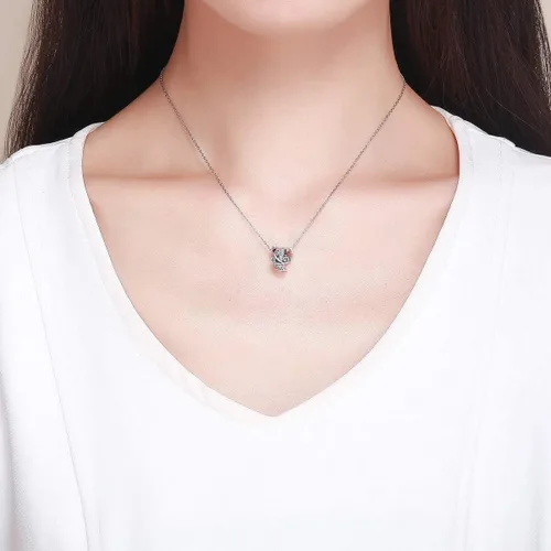 Vista 6 de Plata de ley 925 maciza con piedras cúbicas, opciones de regalo completas AZ alfabeto encantador, letras abalorios para pulseras europeas Pandora