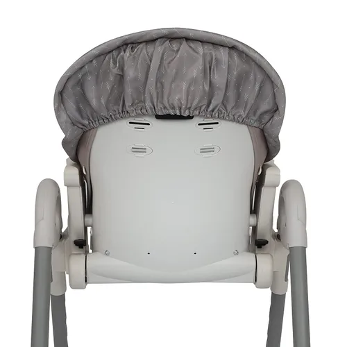 Vista 6 de Nuby Funda para silla alta para bebé, protege de derrames y migas, resistente al agua para una fácil limpieza, estampado de flechas