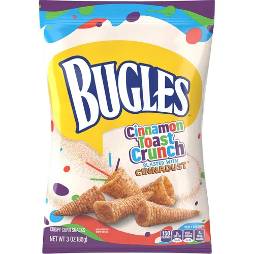 Vista 6 de Bugles Bocadillos de maíz con queso y chile, 3 onzas (paquete de 6)