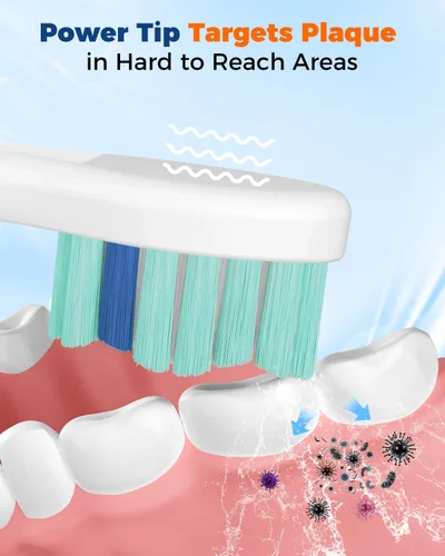 Vista 5 de Cabezales de cepillo de dientes de repuesto compatibles con cepillos de dientes eléctricos Philips Sonicare, cabezal de cepillo de dientes