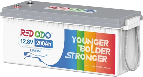 Vista 19 de Redodo Batería LiFePO4 de 12.8 V 50 Ah (paquete de 2), repuesto ideal para batería AGM SLA de 12 V 100 Ah, BMS integrado, 4000-8000 ciclos y 10 años