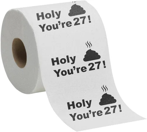 Vista 7 de Papel higiénico para decoración de cumpleaños número 15 para niños y niñas, diseño divertido, gran regalo divertido de broma, ecológico, ultra suave
