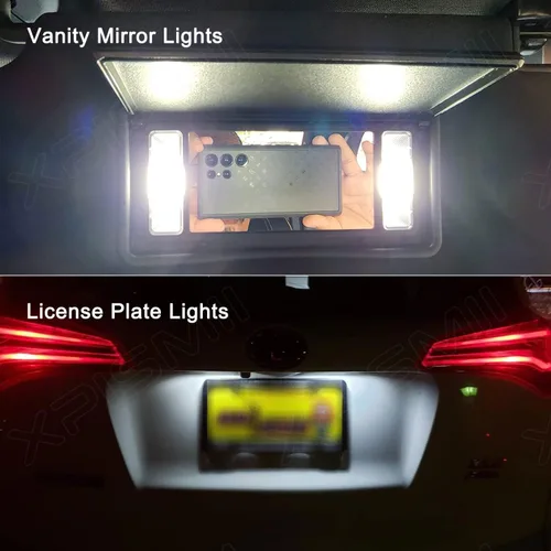 Vista 7 de Xpismii Kit de 15 piezas de luz LED interior Grand Cherokee blanca de repuesto para Jeep Grand Cherokee 2011 2012 2013 2014 2015 2016 2017 2018 2019