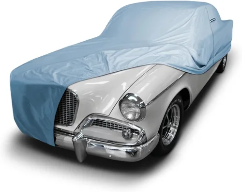 Vista 23 de iCarCover Studebaker Avanti 1962-1964 - Funda de automóvil personalizada para todo tipo de clima, lluvia, nieve, protección UV, ajuste Negro