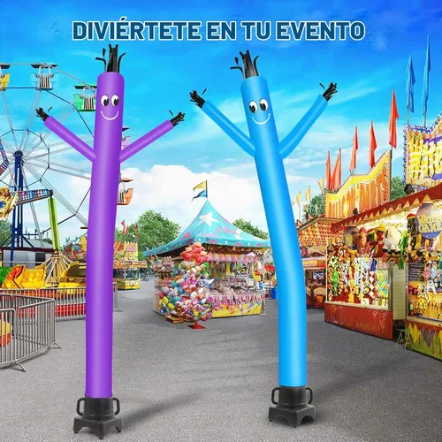 Vista 5 de MOUNTO 20ft 18inch Fly Puppet Dancer Tube Man Fly Guy Puppet Dancer (azul)