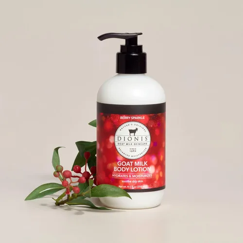 Vista 3 de Dionis Loción corporal de leche de cabra Berry Sparkle 8.5 oz (paquete de 1)