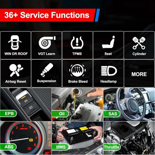 Vista 5 de Autel MaxiSYS MS906 PRO-TS - Escáner de diagnóstico TPMS para todos los sistemas ECU Coding, CAN FD & DoIP, 3000+ Active Tests, 36+ Services, Auto