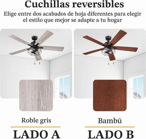 Vista 3 de Prominence Home - Ventilador de techo Marshall 51457-01, 52, negro mate