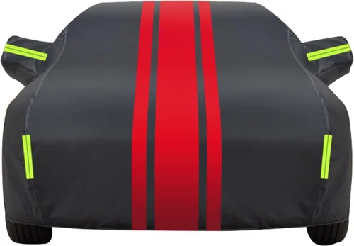 Vista 9 de Funda completa para automóvil compatible con Audi Q8 e-tron/quattro/R8/TT para todo tipo de clima, impermeable, transpirable, grande