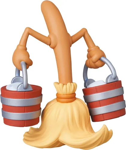 Vista 5 de Medicom - Disney UDF Series 10 Fantasia Mickey & Broom Figura