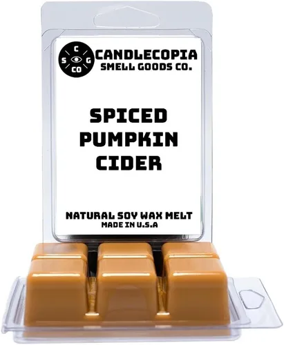 Vista 8 de Apple Maple Bourbon - Cera vegana vertida a mano fuertemente perfumada, 12 cubos de cera perfumada, 6.4 onzas en 2 paquetes de 6