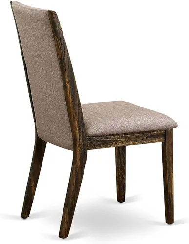 Vista 12 de East West Furniture F2LA7-716 Juego de comedor, mediano