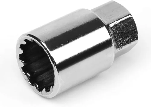 Vista 6 de J2 Engineering - 16 tuercas de aluminio 7075 de extremo abierto M12 x 1.5 con 4 tuercas de bloqueo y llave, color negro, asiento cónico