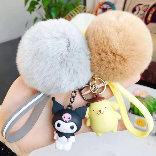 Vista 5 de KAWAIIANS Llavero Kawaii, lindo cordón de anime japonés, insignia kawaii para bolsos, mochilas, llaves, regalos para niños, adolescentes y niñas, S