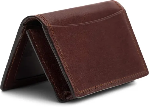 Vista 2 de Bosca - Funda para tarjetas de 2 bolsillos de piel Dolce para hombre