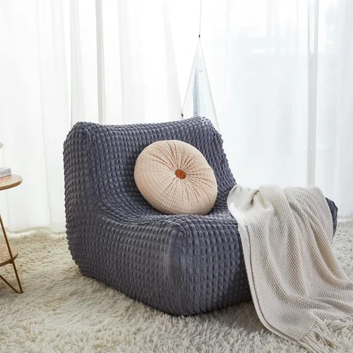 Vista 2 de TOPCHANCES Funda para silla Fireside, funda elástica para tumbona sin brazos, para sofá y muebles, protector de puf con parte inferior elástica