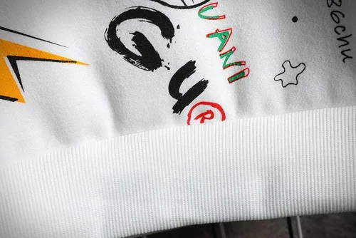 Vista 9 de GURUNVANI Sudadera con capucha con estampado de graffiti para hombre, chándal de moda, casual, hip-hop, abrigo divertido