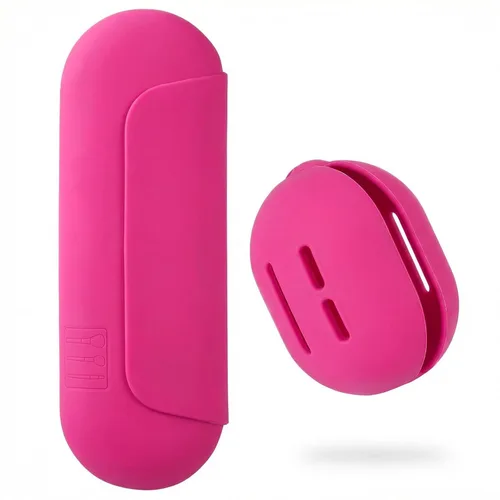 Vista 22 de AGIKET Soporte de silicona para brochas de maquillaje, bolsa de cosméticos de viaje: soporte suave y portátil para brochas cosméticas faciales