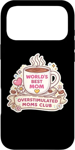 Vista 22 de Overstimulated Moms Club Funny Mother's Day Mama Mum Momma Case for iPhone 17