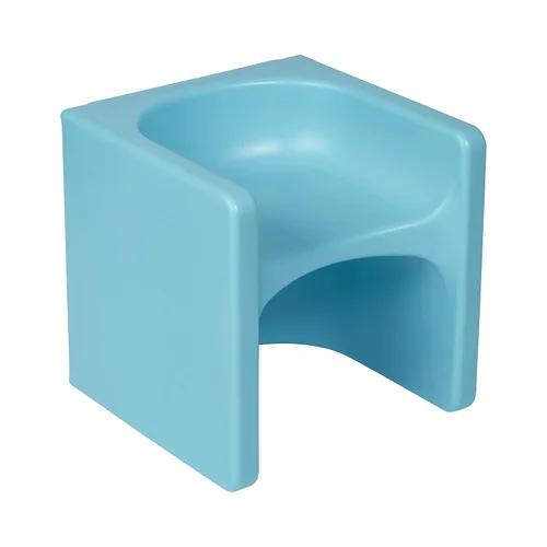 Vista 24 de ECR4Kids Tri-Me Silla de cubo 3 en 1, muebles para niños, Aqua