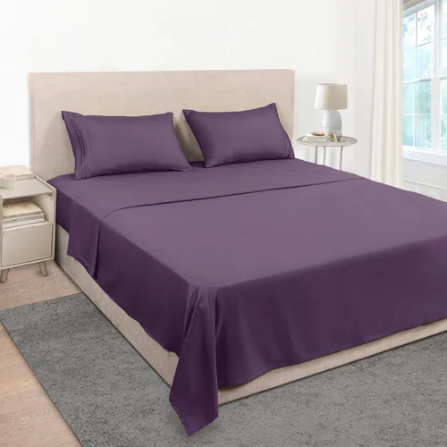 Vista 48 de Mejoroom Juego de sábanas tamaño individual – Sábanas individuales de Hotel Collection – Sábanas y fundas de almohada con sábana bajera de bolsillo