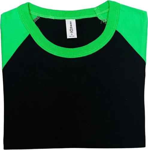 Vista 2 de ILTEX Raglan - Camiseta de manga raglán 34 para béisbol, unisex (más de 30 colores)