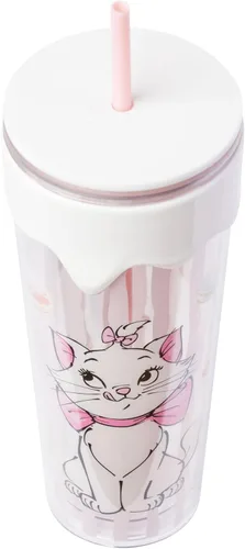 Vista 3 de Silver Buffalo Vaso con Goteo Esculpido en 3D de Los Aristogatos de Disney con Marie Sweet Treats, 26 Onzas