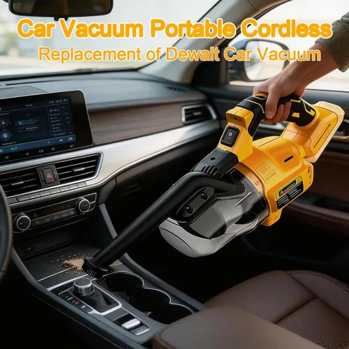 Vista 7 de Aspiradora inalámbrica para Dewalt - Batería de 20 V, aspiradora de mano portátil 5 en 1 con filtro HEPA lavable para el hogar, automóvil, suelo