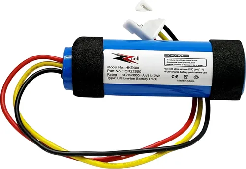 Vista 4 de ZZcell® HKE400 - Batería de repuesto para Harman Kardon Onyx Studio 4, ICR22650, 3.7Volts 3000mAh