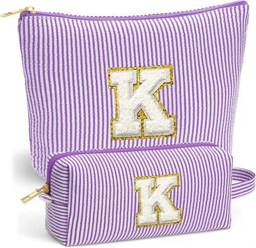Vista 32 de Set de Bolsos de Maquillaje de Viaje - Bolso Inicial de Aseo de Viaje, Bolso de Cosméticos Portátil Bolso de Maquillaje de Viaje con Artículos Azul
