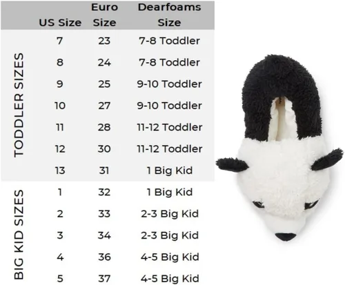Vista 6 de Dearfoams Unisex-Child Easter Basket Stuffers Gifts for Kids Washable Animal Critter Slippers