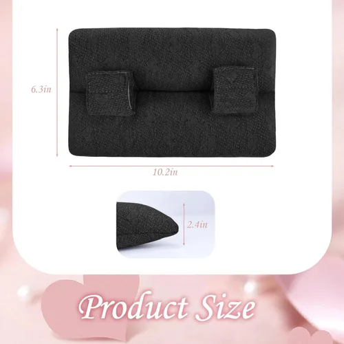 Vista 8 de Almohada para cinturón de seguridad poscirugía, almohada para puerto de quimioterapia para protector de pecho para pacientes de quimioterapia